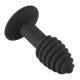 Black Velvets Twist Rillet Vibrerende Buttplug