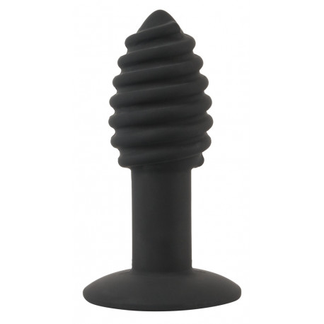 Black Velvets Twist Rillet Vibrerende Buttplug