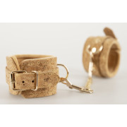 Vegan Fetish Kork Håndleds Manchetter