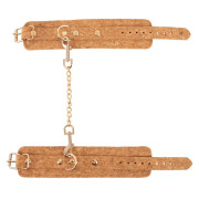 Vegan Fetish Kork Håndleds Manchetter