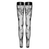 Noir Handmade Overknees med Blomster Print