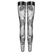 Noir Handmade Overknees med Blomster Print