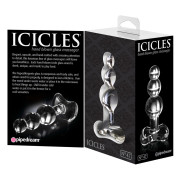 Icicles No 47 Glas Buttplug Med Kugler