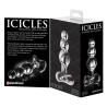 Icicles No 47 Glas Buttplug Med Kugler
