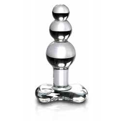 Icicles No 47 Glas Buttplug Med Kugler