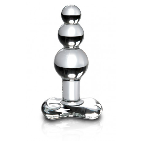 Icicles No 47 Glas Buttplug Med Kugler