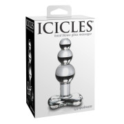 Icicles No 47 Glas Buttplug Med Kugler