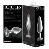 Icicles No 26 Glas Buttplug Klar