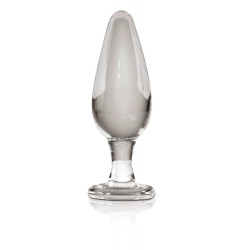 Icicles No 26 Glas Buttplug Klar