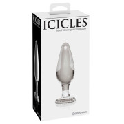 Icicles No 26 Glas Buttplug Klar