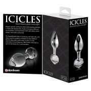 Icicles No 44 Lille Begynder Glas Buttplug