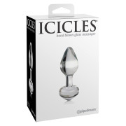 Icicles No 44 Lille Begynder Glas Buttplug