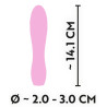 Cuties mini Vibrator med Riller