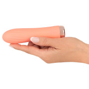 Peachy Opladelig Mini Vibrator med Riller