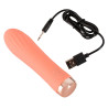 Peachy Opladelig Mini Vibrator med Riller