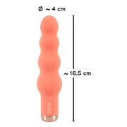 Peachy Opladelig Mini Vibrator med Kugler