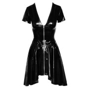 Black Level Lakkjole med Flagrende Nederdel