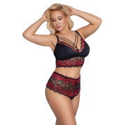 Cottelli Curves Rød Blonde BH Sæt