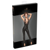 Noir Handmade Wetlook Catsuit med Blonder