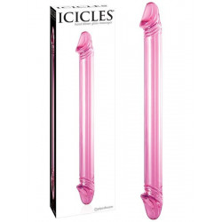 Icicles No 23 Pink Dobbelt Glasdildo