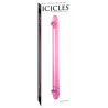 Icicles No 23 Pink Dobbelt Glasdildo