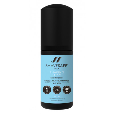 ShaveSafe Sensitiv Intim Barberskum 100 ml