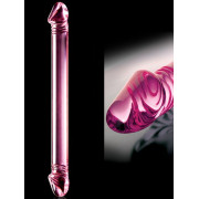 Icicles No 23 Pink Dobbelt Glasdildo