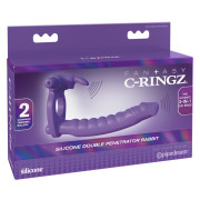 Fantasy C-Ringz Silikone Double Penetrator Rabbit