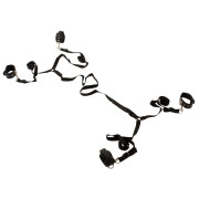 Zado Læder Bondage Sæt til Sengen