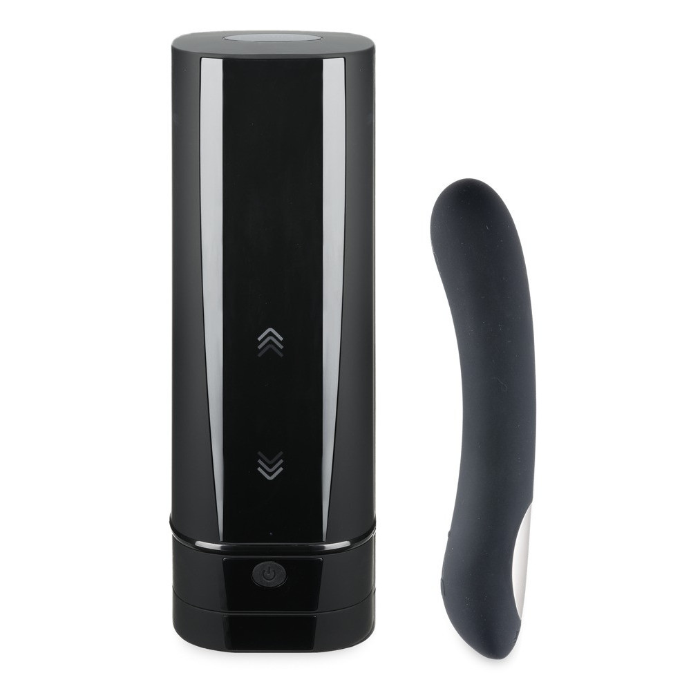 Kiiroo Interactive Couple Set Onyx+ Masturbator og Pearl 2 Vibrator