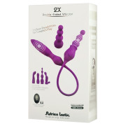 Adrien Lastic 2X Fjernbetjent Dobbelt Vibrator