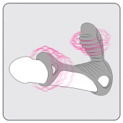 Adrien Lastic Gladiator Fjernbetjent Penisring