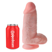 King Cock Chubby Sugekop Dildo med Testikler