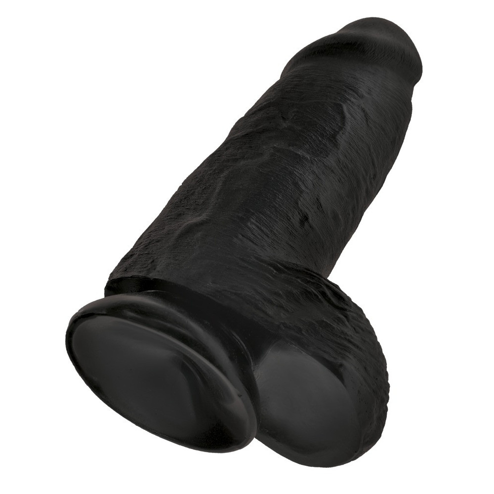 King Cock Chubby Sugekop Dildo med Testikler