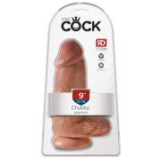 King Cock Chubby Sugekop Dildo med Testikler