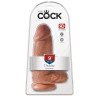 King Cock Chubby Sugekop Dildo med Testikler