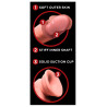 King Cock Plus Triple Density Swinging Balls Dildo