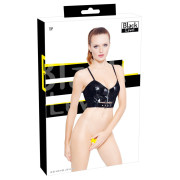 Black Level Lak Top med Lynlås og Spænde