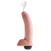 King Cock Sprøjte Dildo med Testikler
