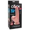 King Cock Plus Triple Density Swinging Balls Dildo