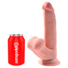King Cock Plus Triple Density Swinging Balls Dildo