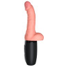 King Cock Plus Thrusting Støde Vibrator med Testikler