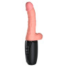 King Cock Plus Thrusting Støde Vibrator med Testikler
