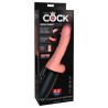 King Cock Plus Thrusting Støde Vibrator med Testikler
