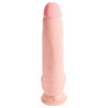 King Cock Plus Triple Density Dildo med Sugekop og Testikler