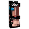 King Cock Plus Triple Density Dildo med Sugekop og Testikler