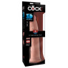 King Cock Plus Triple Density Dildo med Sugekop