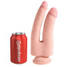 King Cock Plus Triple Density Double Dildo Penetrator