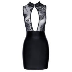 Noir Handmade Kort Kjole med Blondetop