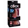 King Cock Plus Triple Density Dildo med Sugekop